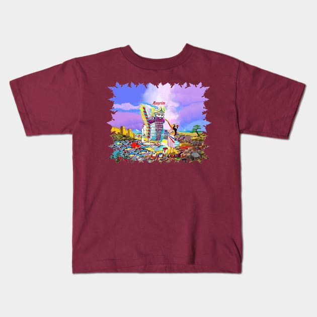 Assyrian new year Kids T-Shirt by doniainart